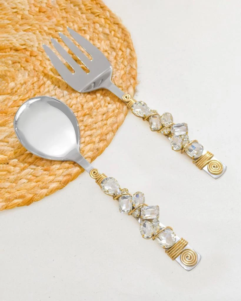 Best Pirce ⌛ Tiramisu Snow Melt Salad Server Set 🌟 2 Best Pirce ⌛ Tiramisu Snow Melt Salad Server Set 🌟 - Image 2