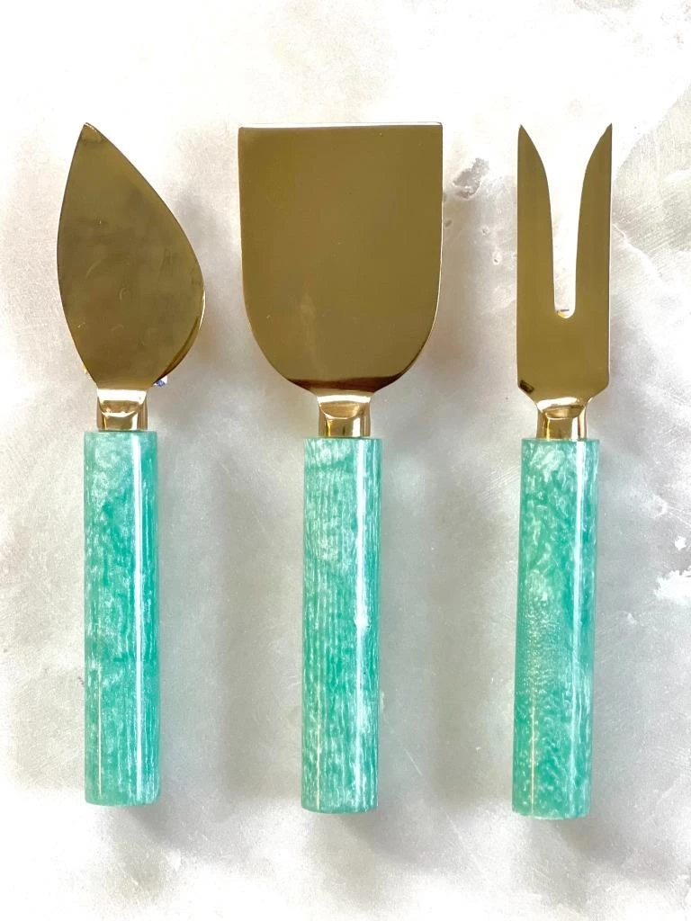 Buy ⌛ Tiramisu Blue Resin & Steel Cheese Tools 😍 2 Buy ⌛ Tiramisu Blue Resin & Steel Cheese Tools 😍 - Image 2