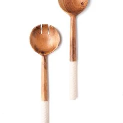 Best deal 😀 Tiramisu Resin & Wood Salad Server 2 Piece Set 🔔