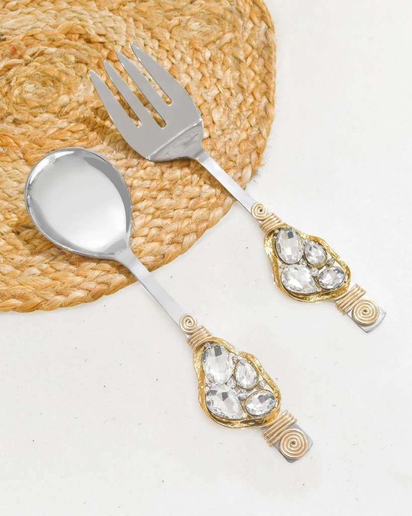 Flash Sale ✨ Tiramisu Cumulus Crystal Salad Server Set 🔥 2 Flash Sale ✨ Tiramisu Cumulus Crystal Salad Server Set 🔥 - Image 2