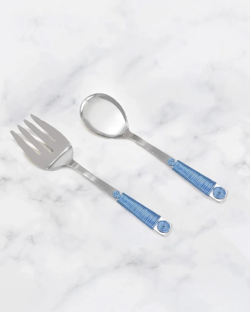 Top 10 ๐ฏ Tiramisu Sapphire Blue Wrapped Salad Server Set ๐ฅฐ 4 Top 10 ๐ฏ Tiramisu Sapphire Blue Wrapped Salad Server Set ๐ฅฐ - Image 4