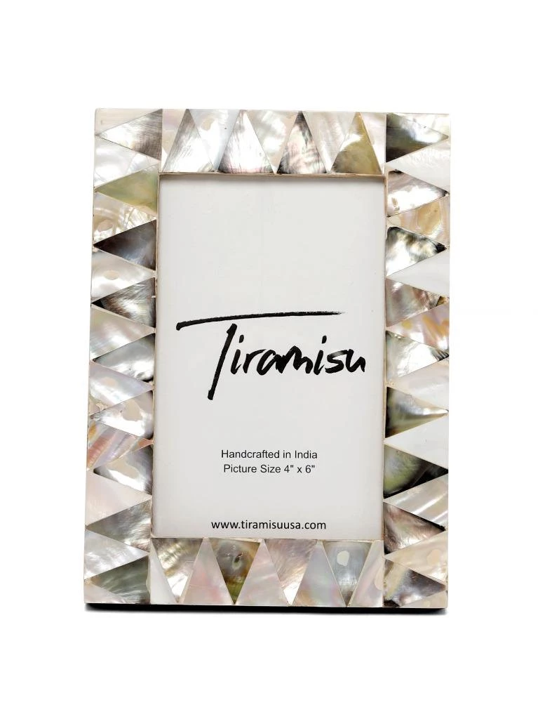 Cheap 🎉 Tiramisu 👩 Mother-of-Pearl Picture Frame- Half Diamond Pattern 😉 2 Cheap 🎉 Tiramisu 👩 Mother-of-Pearl Picture Frame- Half Diamond Pattern 😉 - Image 2