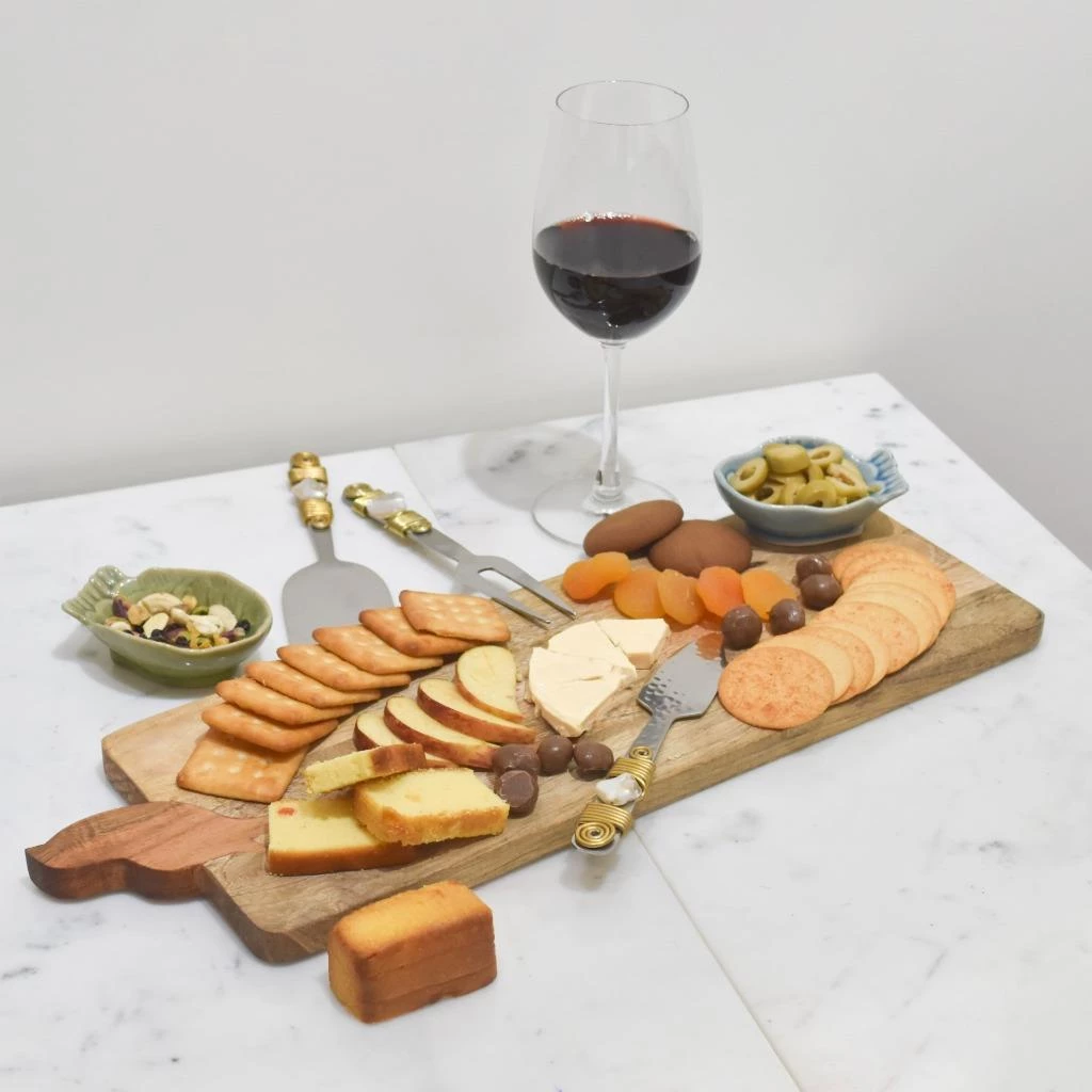 Brand new 😀 Tiramisu Bird Mango Wooden Cheese Platter 👍 2 Brand new 😀 Tiramisu Bird Mango Wooden Cheese Platter 👍 - Image 2