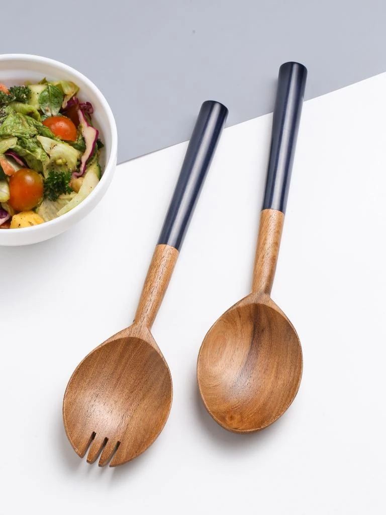 Deals 🥰 Tiramisu Resin & Wood Salad Server 2 Piece Set 🥰 5 Deals 🥰 Tiramisu Resin & Wood Salad Server 2 Piece Set 🥰 - Image 5