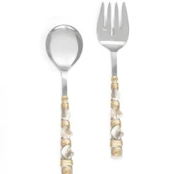 Best reviews of 🥰 Tiramisu 👩 Mother of Pearl Salad Server Set 😍