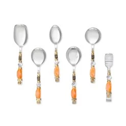 Budget 😀 Tiramisu Sunset Glow Serving Spoons (Set of 6) 🛒