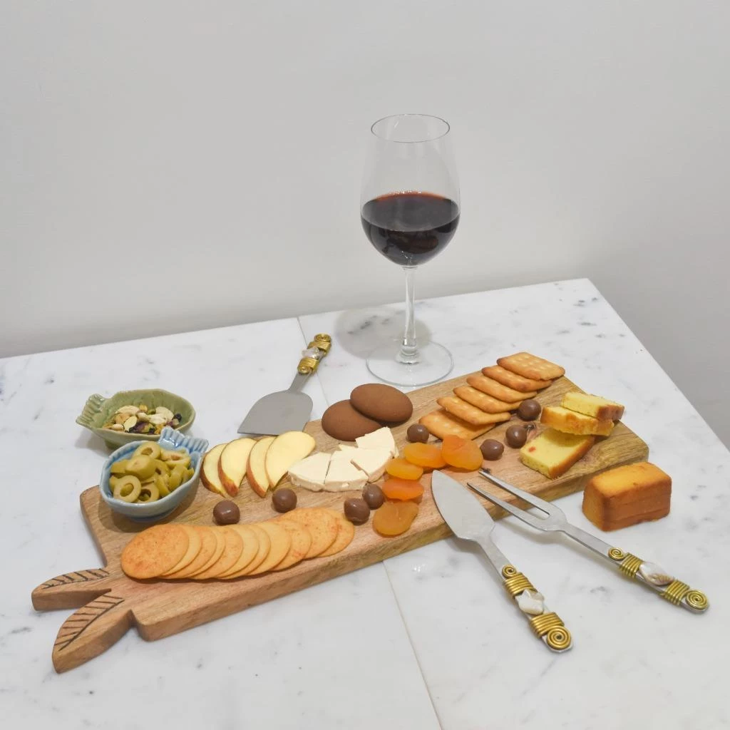 Best Pirce 💯 Tiramisu Leaf Mango Wooden Cheese Platter 🎉 2 Best Pirce 💯 Tiramisu Leaf Mango Wooden Cheese Platter 🎉 - Image 2