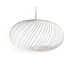 New 💯 Tom Dixon  Spring White Large Pendant UL 🎉