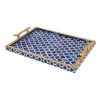 Best deal 🛒 Tiramisu Handmade Blue Decorative Tray 🎁