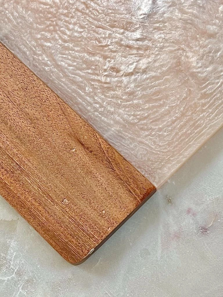 Best Sale π Tiramisu Ivory Resin & Wood Cheese Board π 3 Best Sale π Tiramisu Ivory Resin & Wood Cheese Board π - Image 3