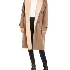 Cheapest 💯 women NOIZE Malia Long Trench 🧥 Coat ❤️