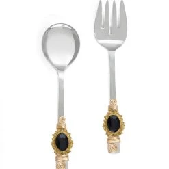 Discount 👏 Tiramisu Midnight Salad Server Set 🔔