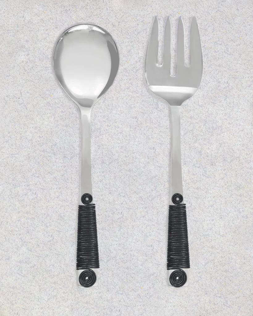 Discount ⌛ Tiramisu Wrapped in Black Salad Server Set 🎁 3 Discount ⌛ Tiramisu Wrapped in Black Salad Server Set 🎁 - Image 3