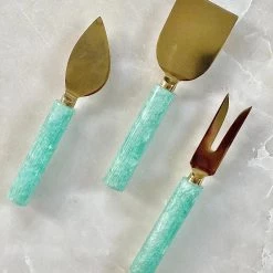 Buy ⌛ Tiramisu Blue Resin & Steel Cheese Tools 😍
