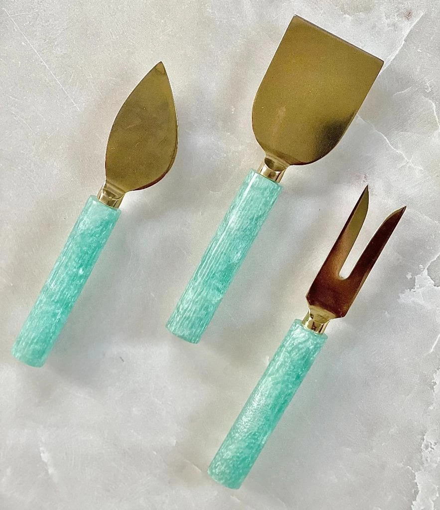 Buy ⌛ Tiramisu Blue Resin & Steel Cheese Tools 😍 1 Buy ⌛ Tiramisu Blue Resin & Steel Cheese Tools 😍