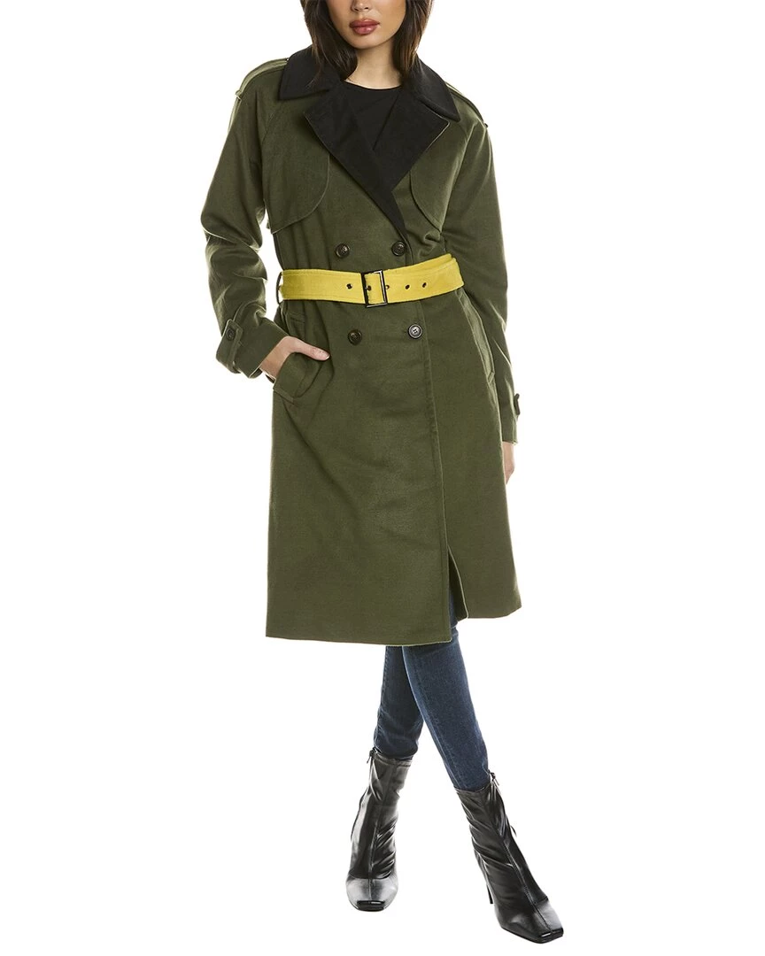 Discount ✔️ women NOIZE Malia Trench 🧥 Coat ⭐ 3 Discount ✔️ women NOIZE Malia Trench 🧥 Coat ⭐ - Image 3