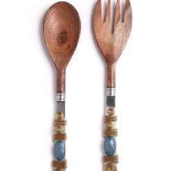 Best reviews of 😍 Tiramisu Embellished Wooden Salad Server 2 Piece Set 😍