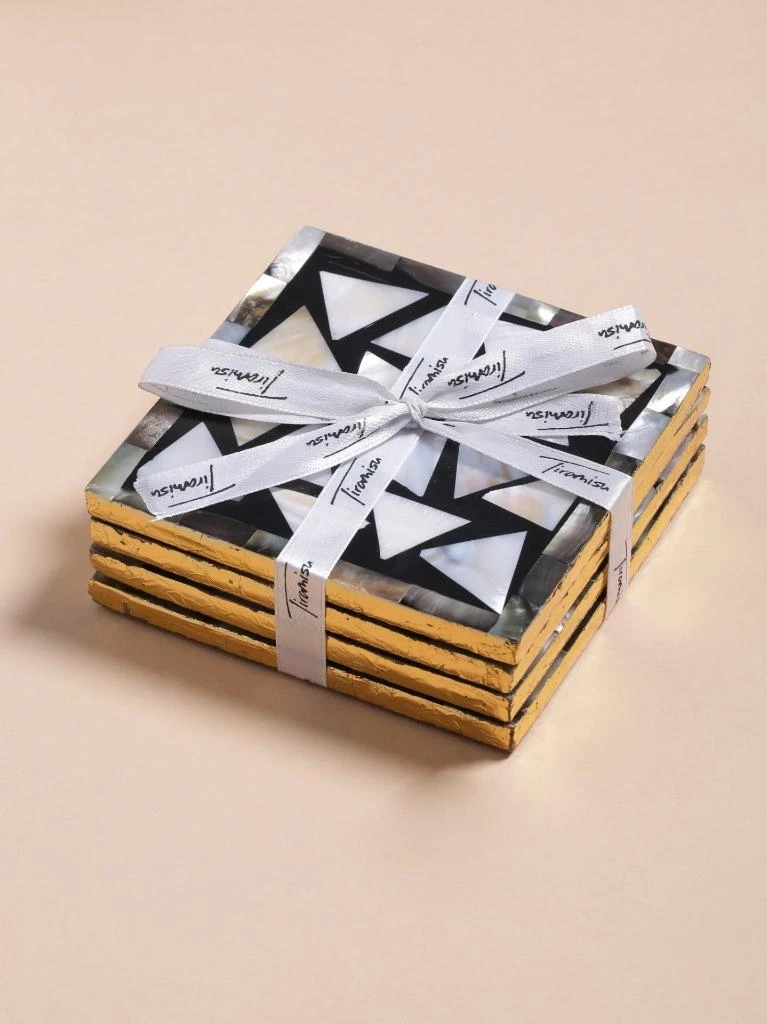 Outlet ๐ Tiramisu ๐ฉ Mother of Pearl Coasters ๐ 4 Outlet ๐ Tiramisu ๐ฉ Mother of Pearl Coasters ๐ - Image 4