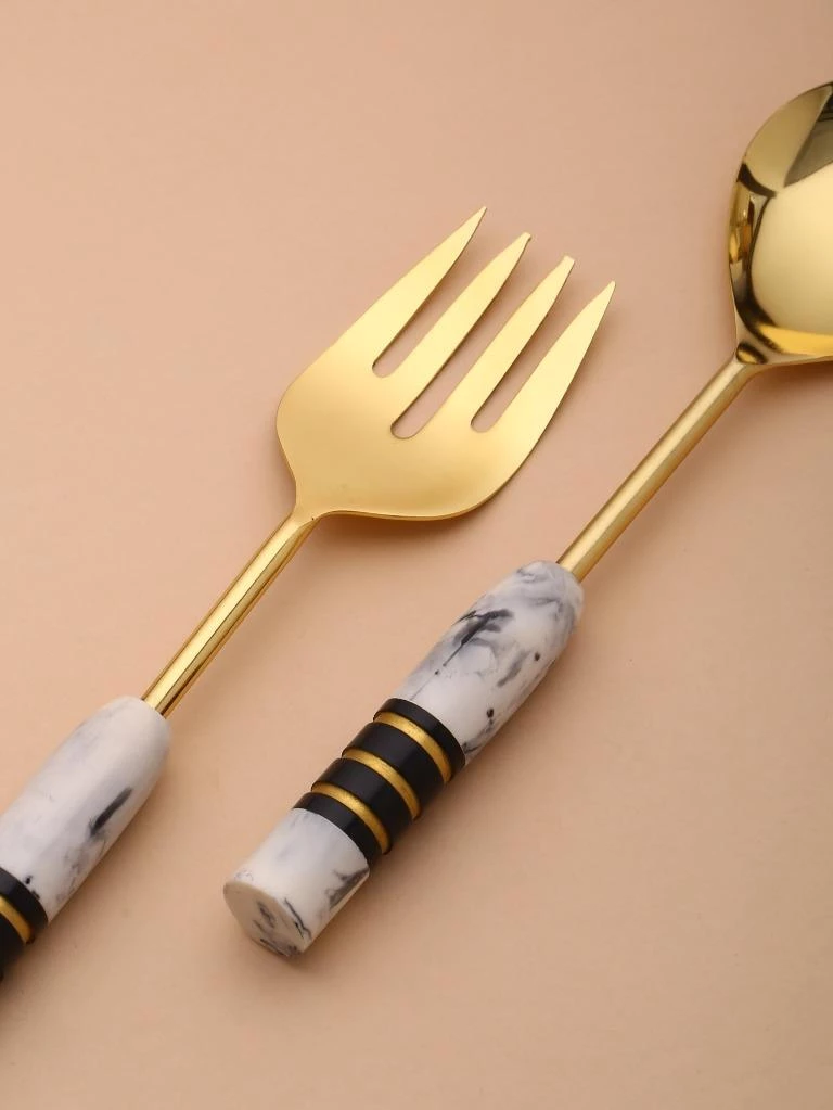 Best deal ๐ฅฐ Tiramisu Gold Plated Metal & Resin Salad Server 2 Piece Set ๐ 11 Best deal ๐ฅฐ Tiramisu Gold Plated Metal & Resin Salad Server 2 Piece Set ๐ - Image 11