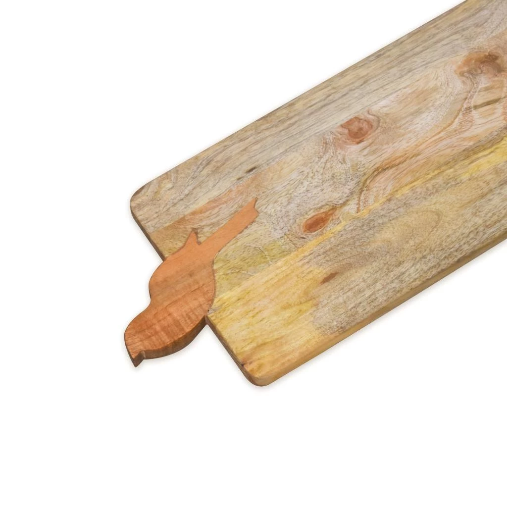 Brand new 😀 Tiramisu Bird Mango Wooden Cheese Platter 👍 3 Brand new 😀 Tiramisu Bird Mango Wooden Cheese Platter 👍 - Image 3