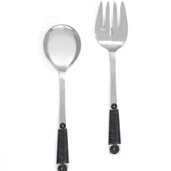 Discount ⌛ Tiramisu Wrapped in Black Salad Server Set 🎁