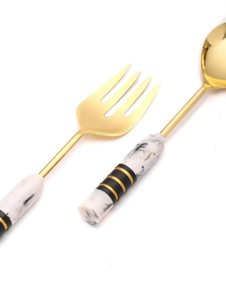 Best deal ๐ฅฐ Tiramisu Gold Plated Metal & Resin Salad Server 2 Piece Set ๐ 12 Best deal ๐ฅฐ Tiramisu Gold Plated Metal & Resin Salad Server 2 Piece Set ๐ - Image 12