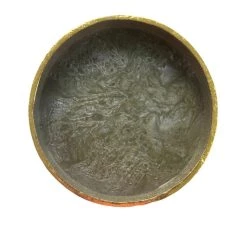 Outlet 🧨 Tiramisu Brown Resin Round Serving Tray 💯