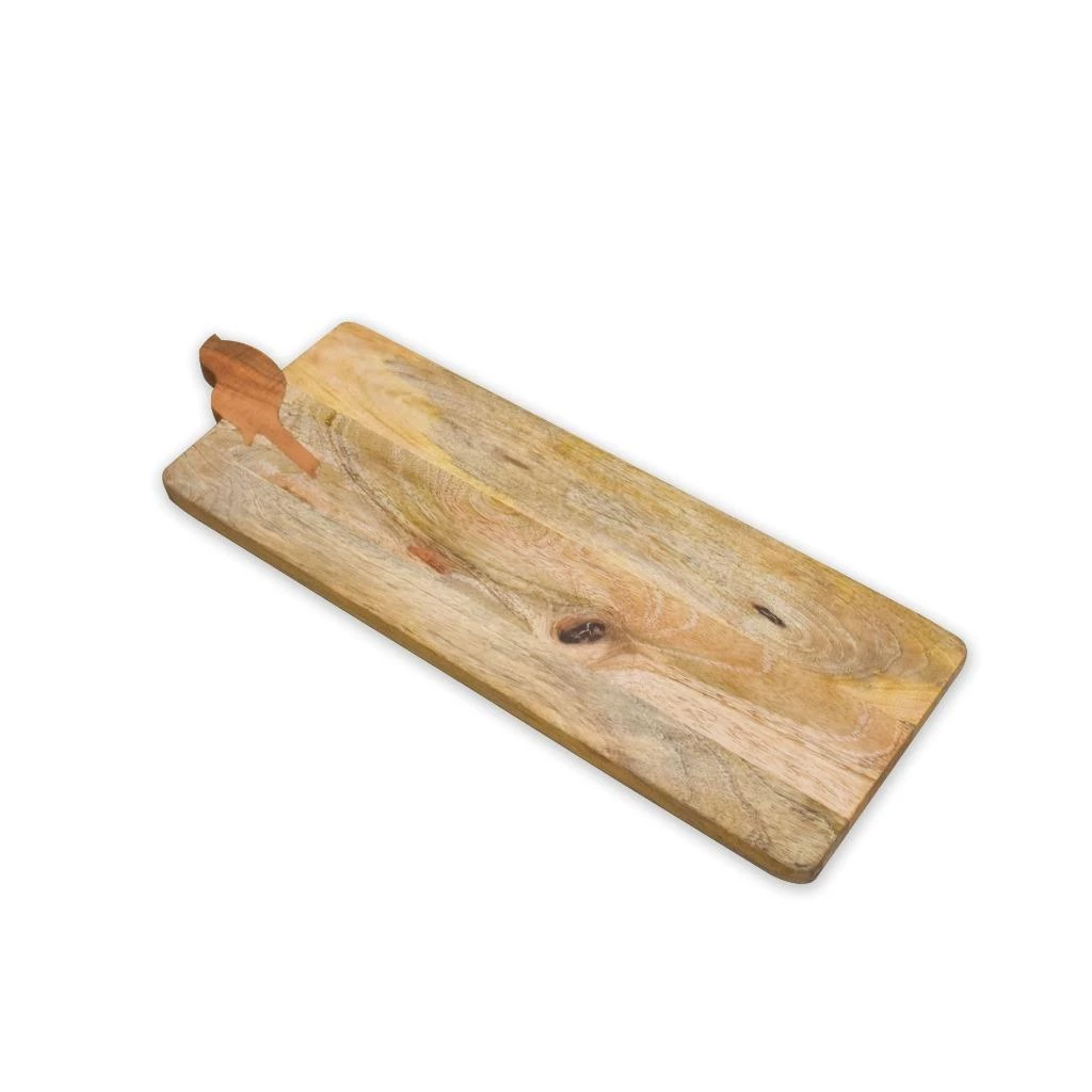 Brand new 😀 Tiramisu Bird Mango Wooden Cheese Platter 👍 6 Brand new 😀 Tiramisu Bird Mango Wooden Cheese Platter 👍 - Image 6