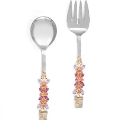 Hot Sale 👍 Tiramisu All the Pinks Salad Server Set 🔔