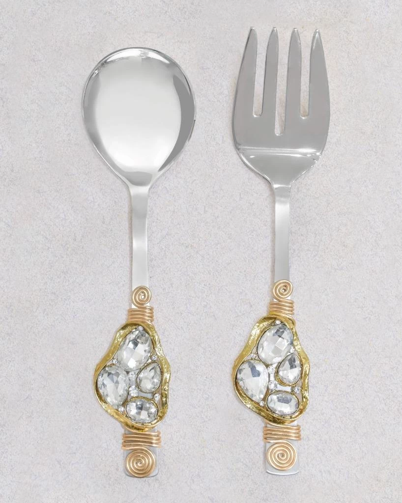 Flash Sale ✨ Tiramisu Cumulus Crystal Salad Server Set 🔥 3 Flash Sale ✨ Tiramisu Cumulus Crystal Salad Server Set 🔥 - Image 3