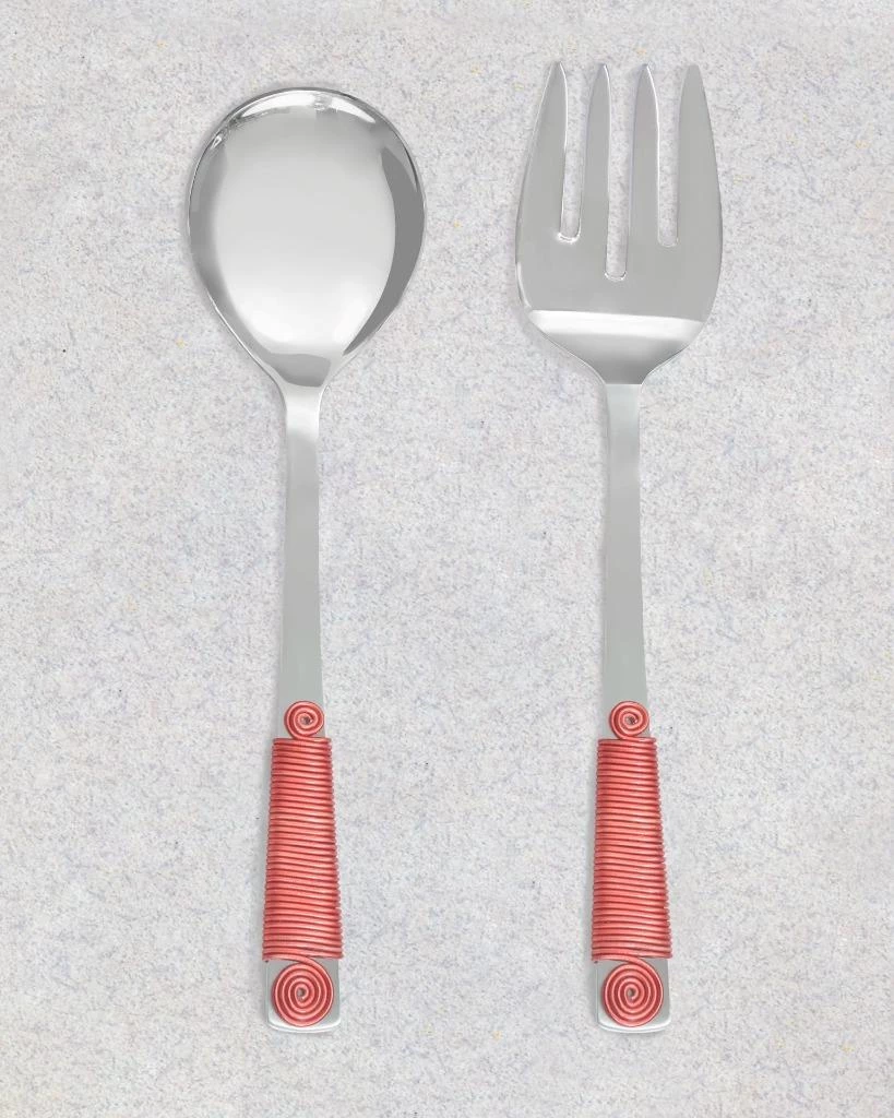 Discount ❤️ Tiramisu Wrapped in Red Salad Server Set ✨ 3 Discount ❤️ Tiramisu Wrapped in Red Salad Server Set ✨ - Image 3