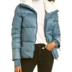 Discount 🛒 women NOIZE Felicia Short Sherpa Collar Parka ⭐