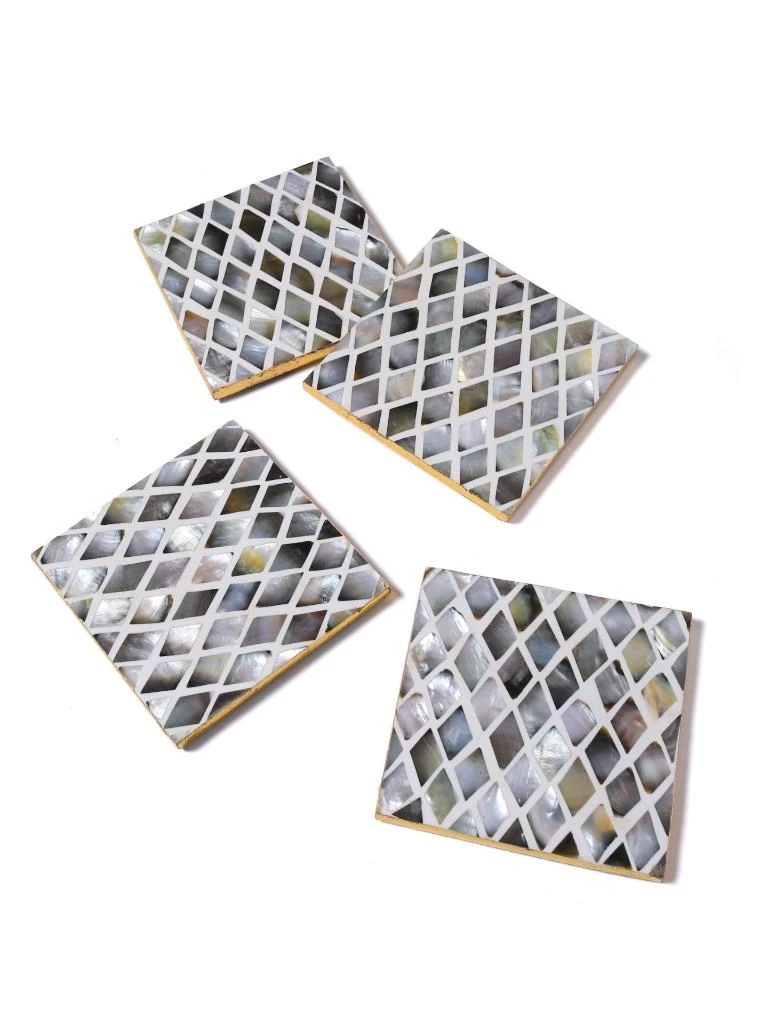 Outlet ๐ Tiramisu ๐ฉ Mother of Pearl Coasters ๐ 6 Outlet ๐ Tiramisu ๐ฉ Mother of Pearl Coasters ๐ - Image 6