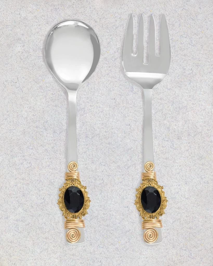 Discount 👏 Tiramisu Midnight Salad Server Set 🔔 3 Discount 👏 Tiramisu Midnight Salad Server Set 🔔 - Image 3