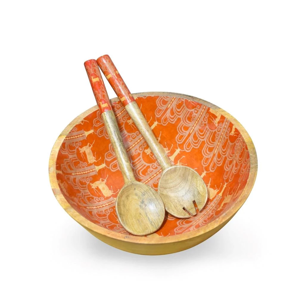 Promo ⭐ Tiramisu Oh Deer Salad Bowl with Salad Servers ⭐ 1 Promo ⭐ Tiramisu Oh Deer Salad Bowl with Salad Servers ⭐