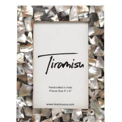 Top 10 🤩 Tiramisu 👩 Mother-of-Pearl Picture Frame- Irregular Pattern 🌟